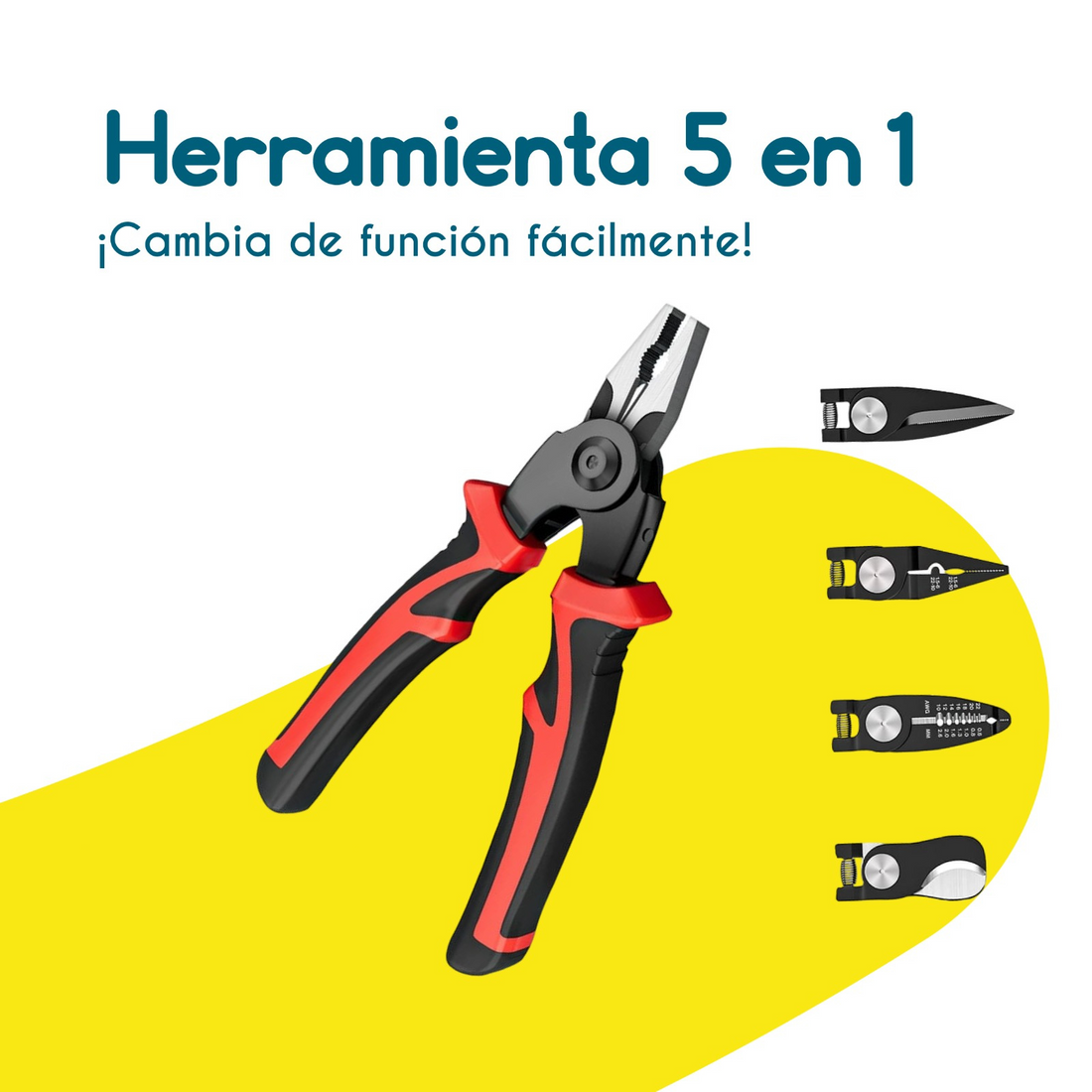 Alicate Ultrasolver con cabezales para comparar herramientas multifunción